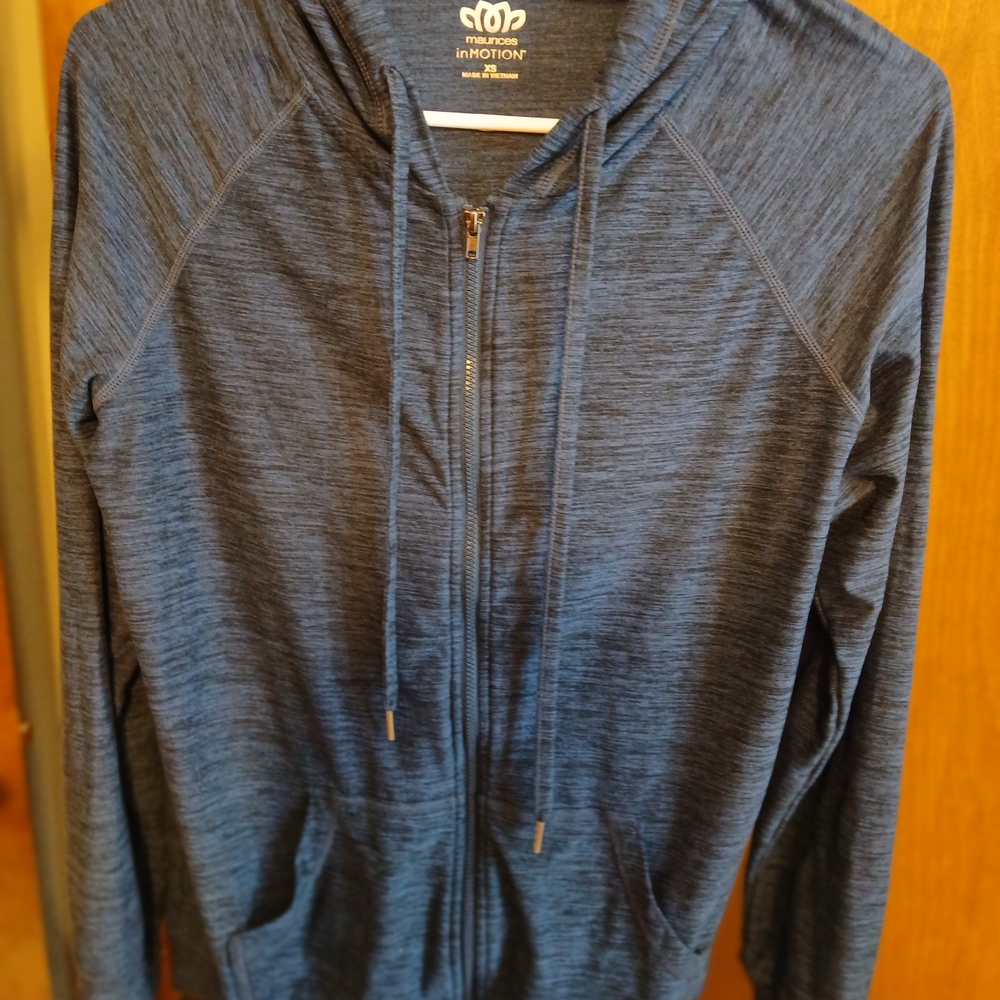 Maurices Blue Zip-Up Hoodie